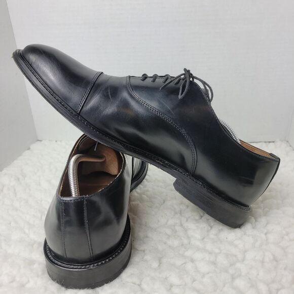 Barneys New York Mens Oxford Shoes Size 13  Black Leather Cap Toe main image 10